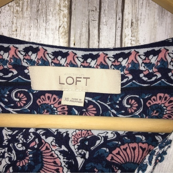 Loft Mixed Print Blouse - Picture 4 of 4